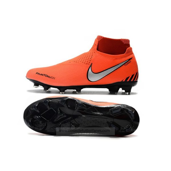 Nike Phantom VSN Elite DF FG Naranja Negro Plata